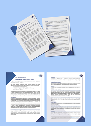 Word Template Design by JanuXart for LTC Properties | Design: #29164677