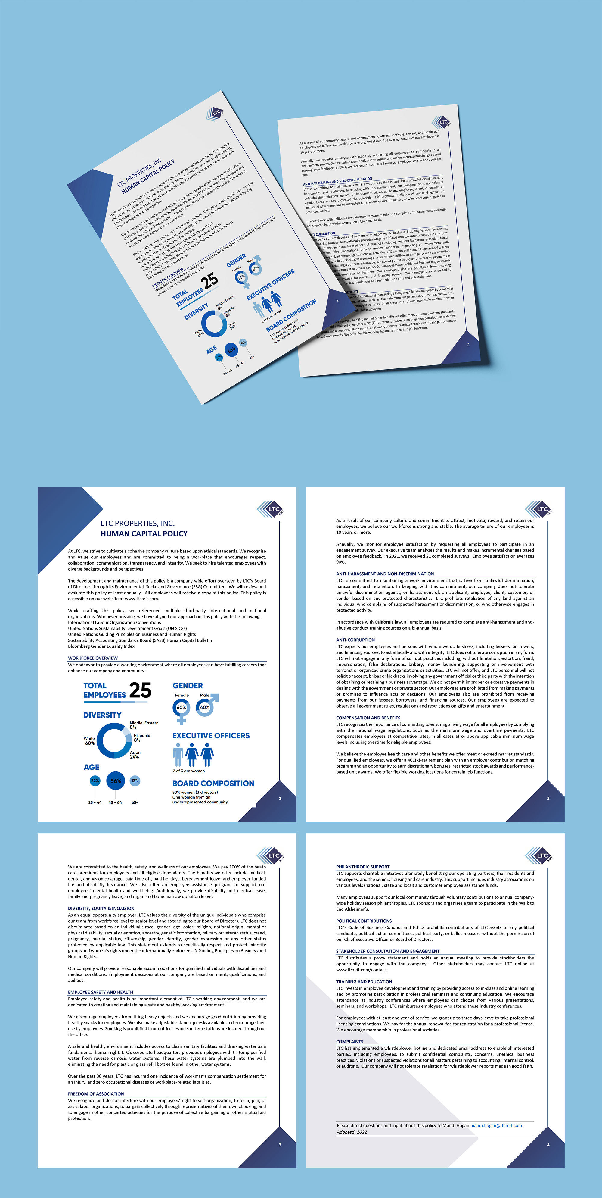 Word Template Design by JanuXart for LTC Properties | Design #29164720