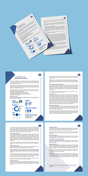 Word Template Design by JanuXart for LTC Properties | Design: #29164720