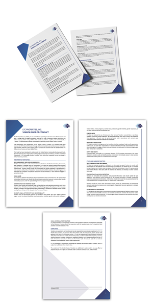 Word Template Design by JanuXart for LTC Properties | Design: #29164742