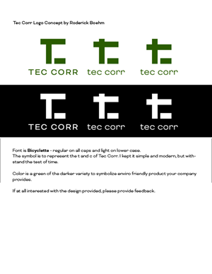 Logo Design by RoderickB for Tec Corr, Inc. | Design: #29170223