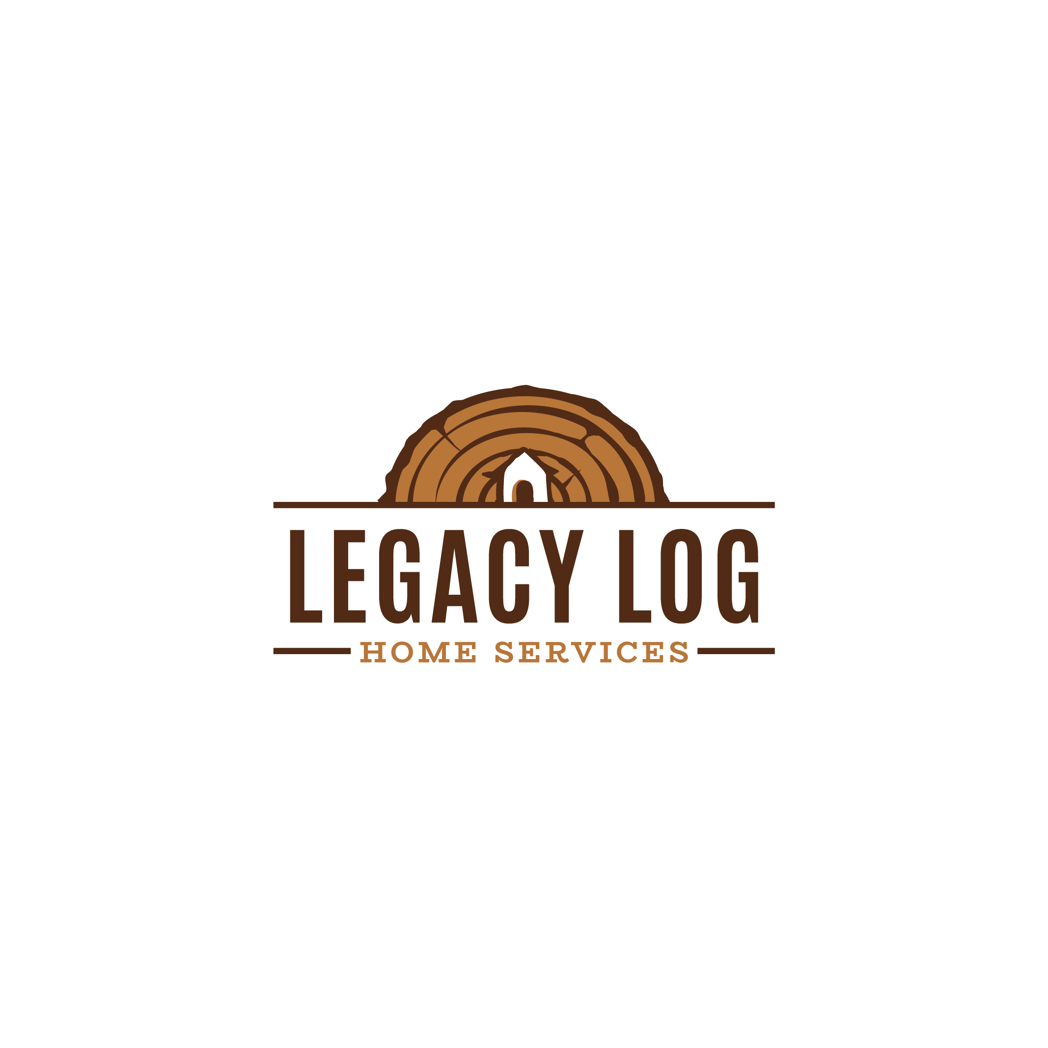 Logo-Design von Jerwin Intac für Legacy Log Home Services | Design #29170108