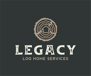 Logo-Design von Onse Officials für Legacy Log Home Services | Design: #29182916