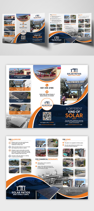 Solar Patios and Structures Product trifold | Flyer Design by debdesign