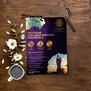 Sanctuary Leafgold Styleguide / Logo / Brochure Design