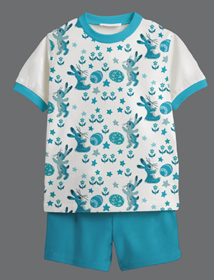 Creative Easter Kids Pyjama Set Design needed | T-shirt Design by Kero