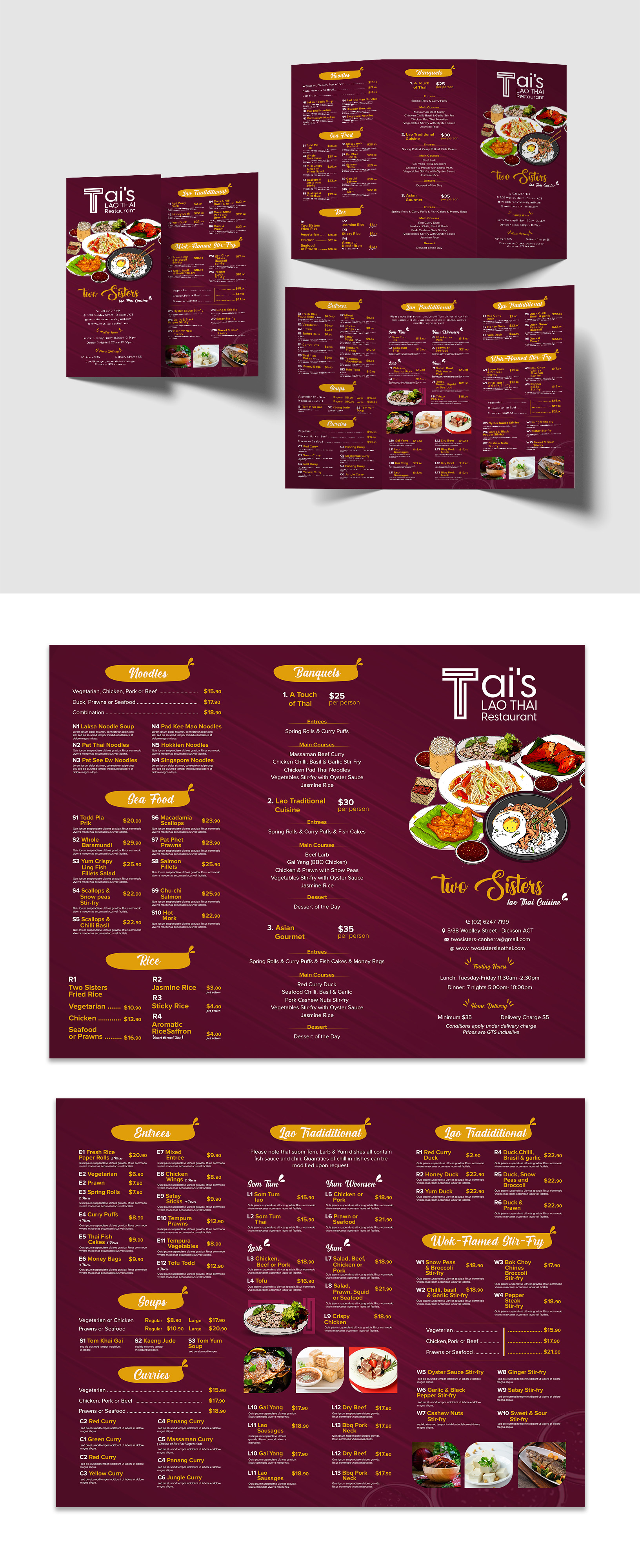 Menu Design by debdesign for this project | Design #29250536