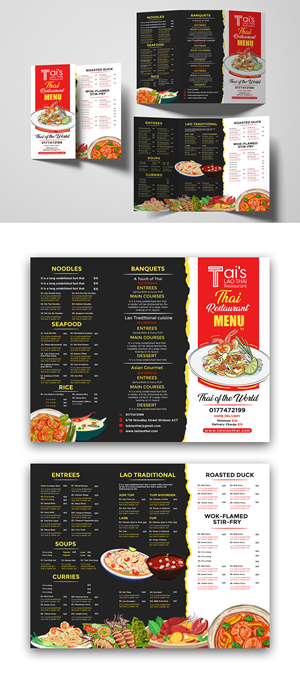 Menu Design by debdesign for this project | Design: #29252797