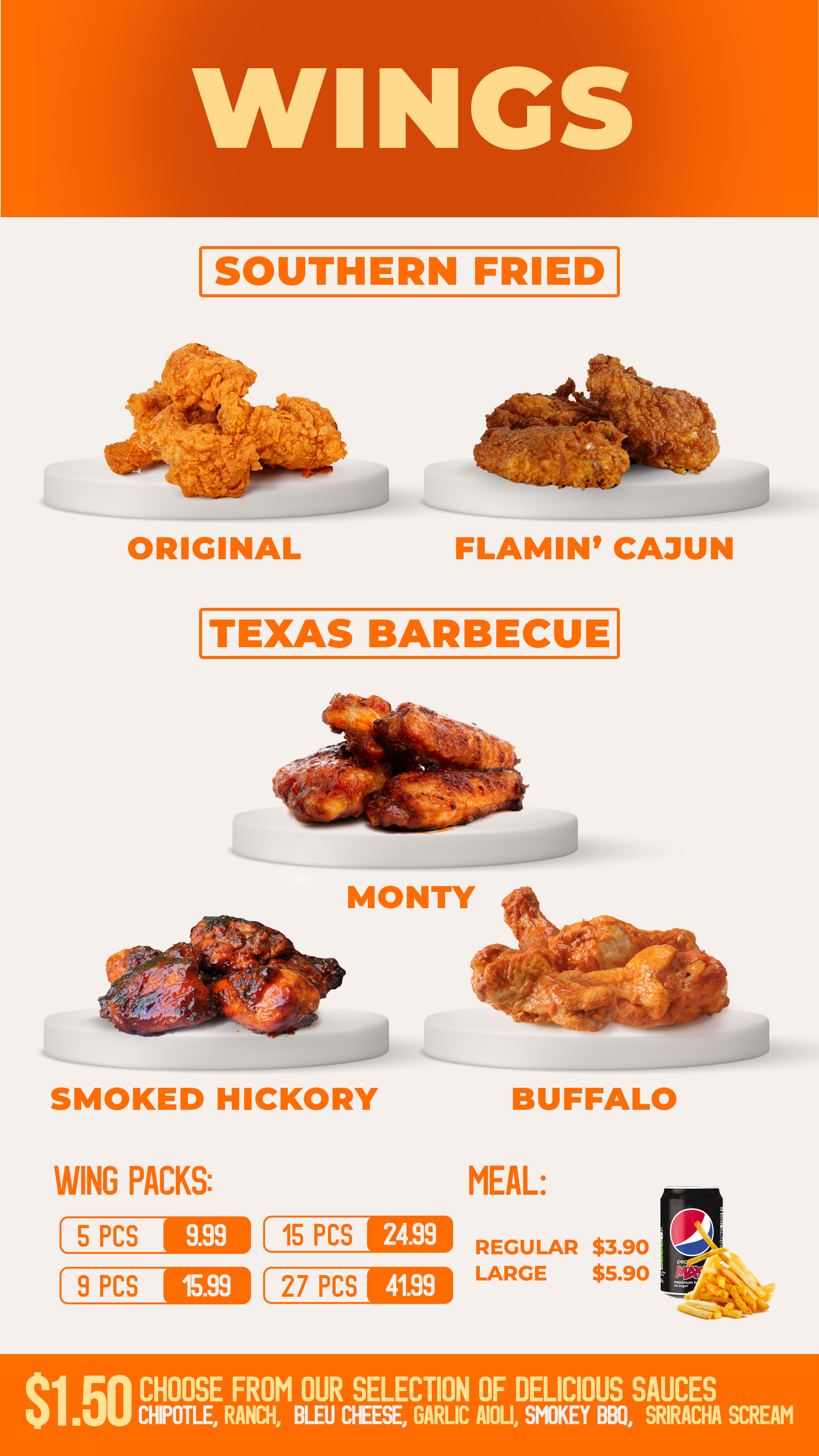 Menu Design by mrmrnjr for this project | Design #29181343