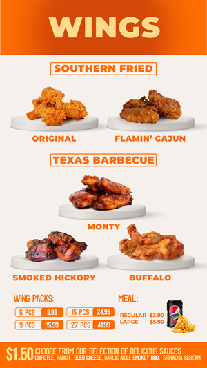 Menu Design by mrmrnjr for this project | Design: #29181343