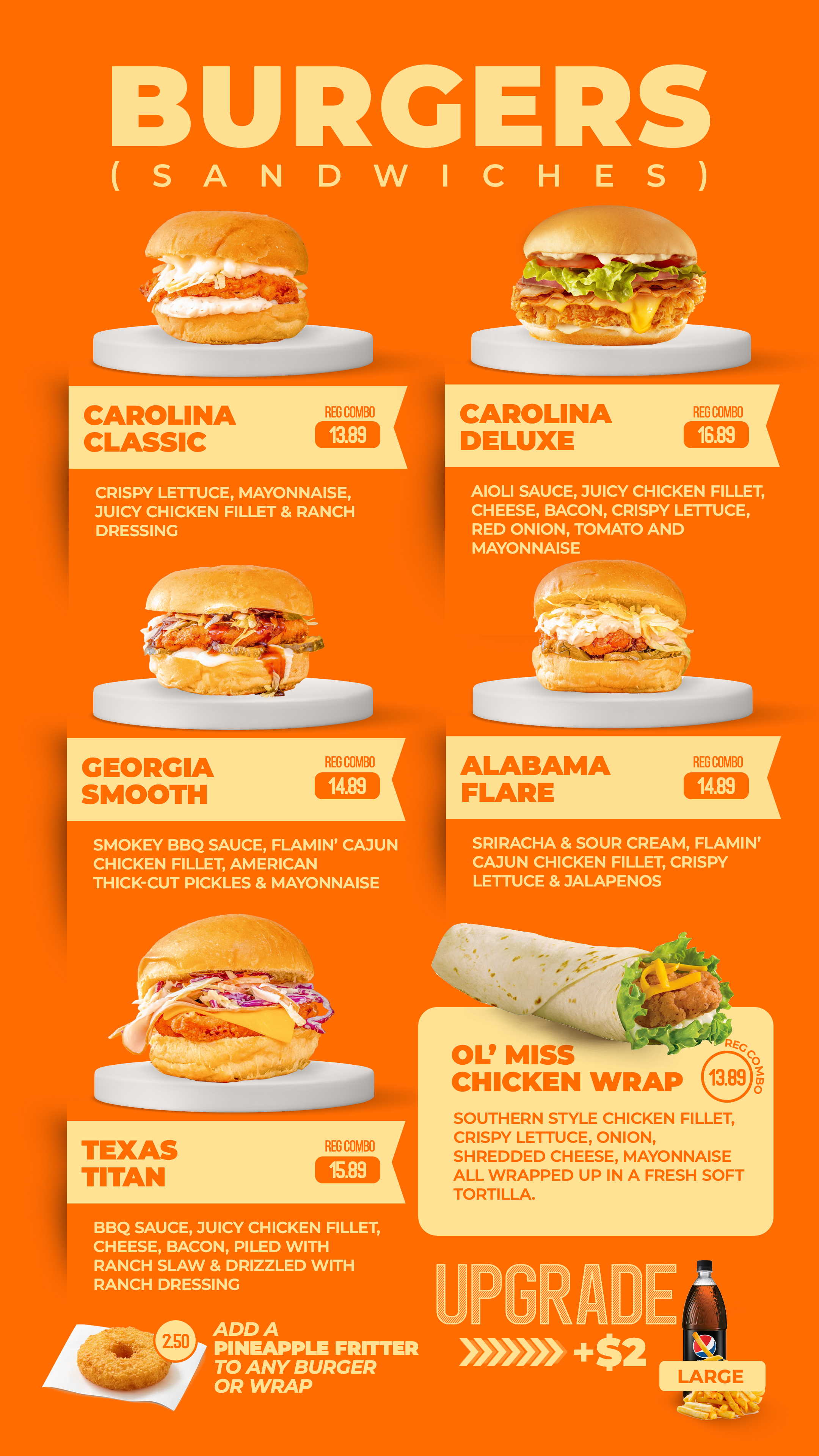 Menu Design by mrmrnjr for this project | Design #29181344