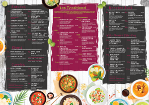 Menu Design by sormaz.tanja for this project | Design: #29220804