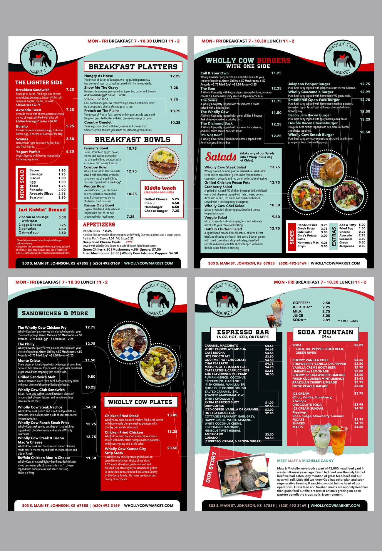 Menu Design by DA. for this project | Design #29198078