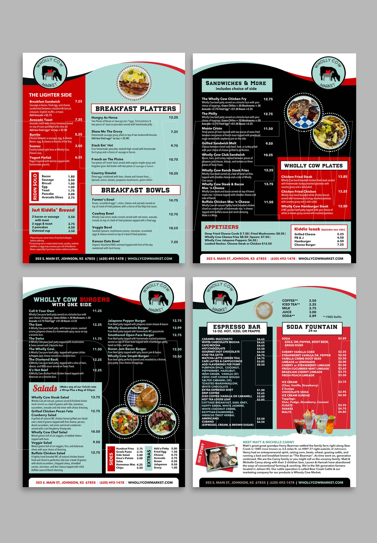 Menu Design by DA. for this project | Design #29210160