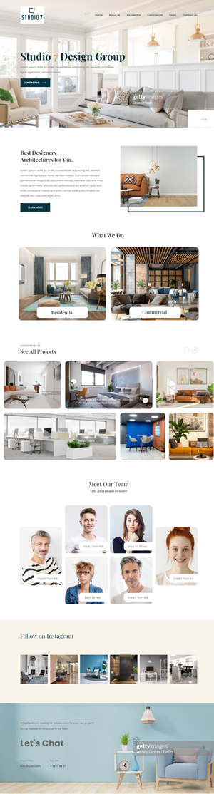 Website Design For Studio 7 Design Group | Web-Design von Hems-Design