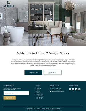 Web Design by taufikskorpio10 for this project | Design #29232135