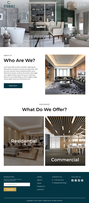 Web-Design von Taufik H für dieses Projekt | Design: #29232520