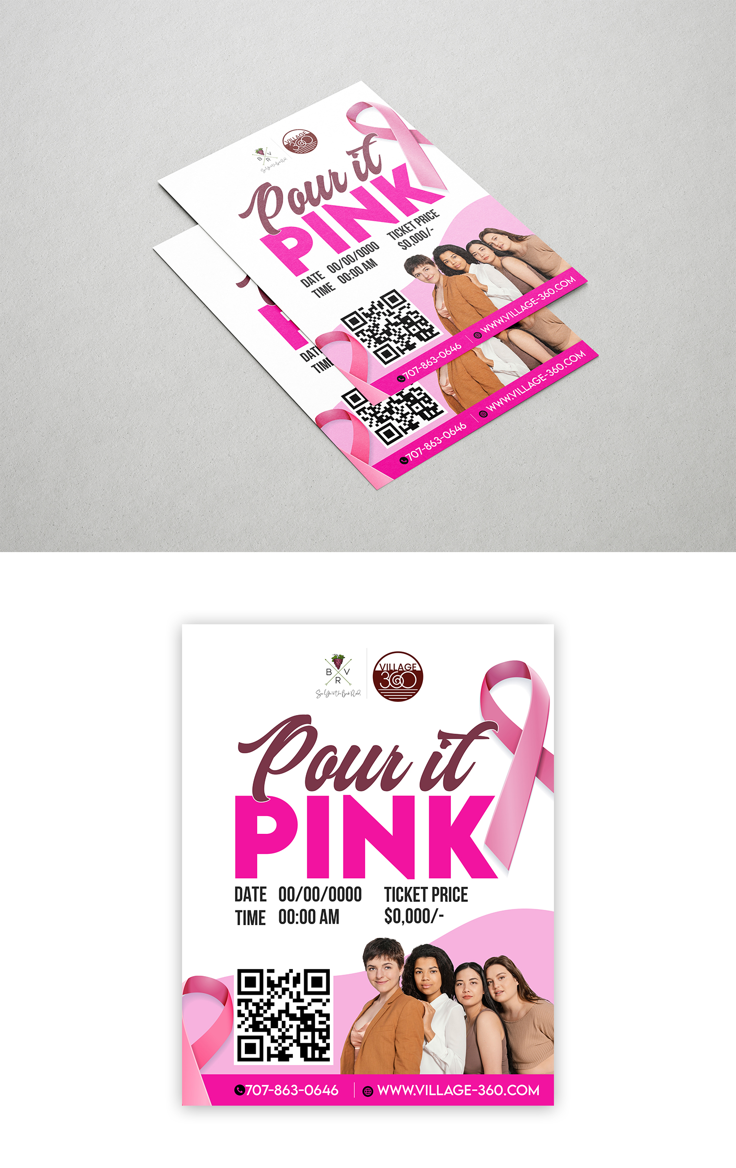 Flyer Design by TAMZ for BackRoad Vines | Design #29171337