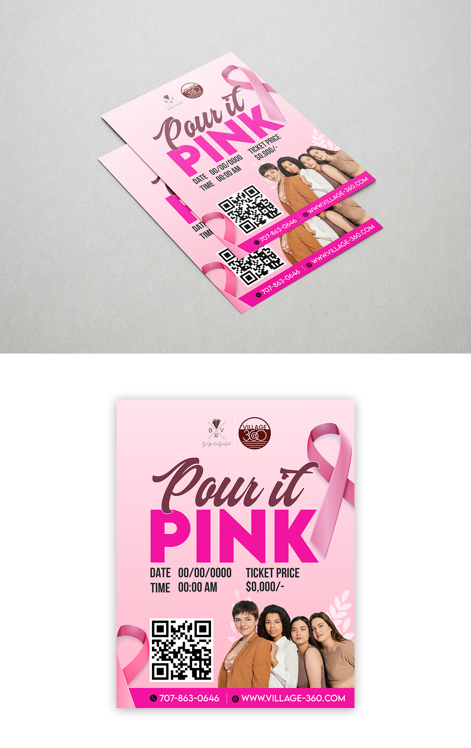 Flyer Design by TAMZ for BackRoad Vines | Design #29171338