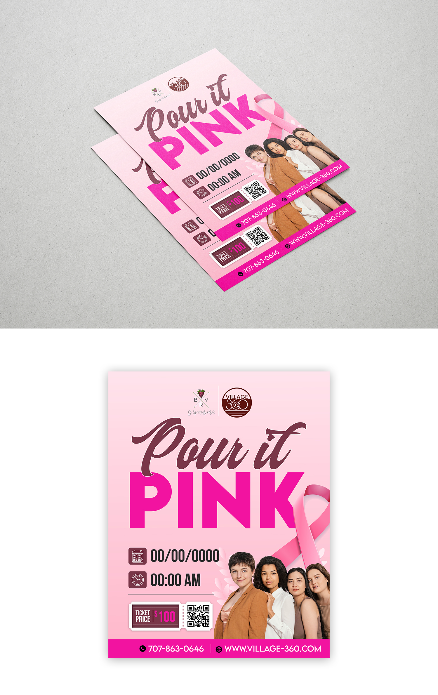 Flyer Design by TAMZ for BackRoad Vines | Design #29176464
