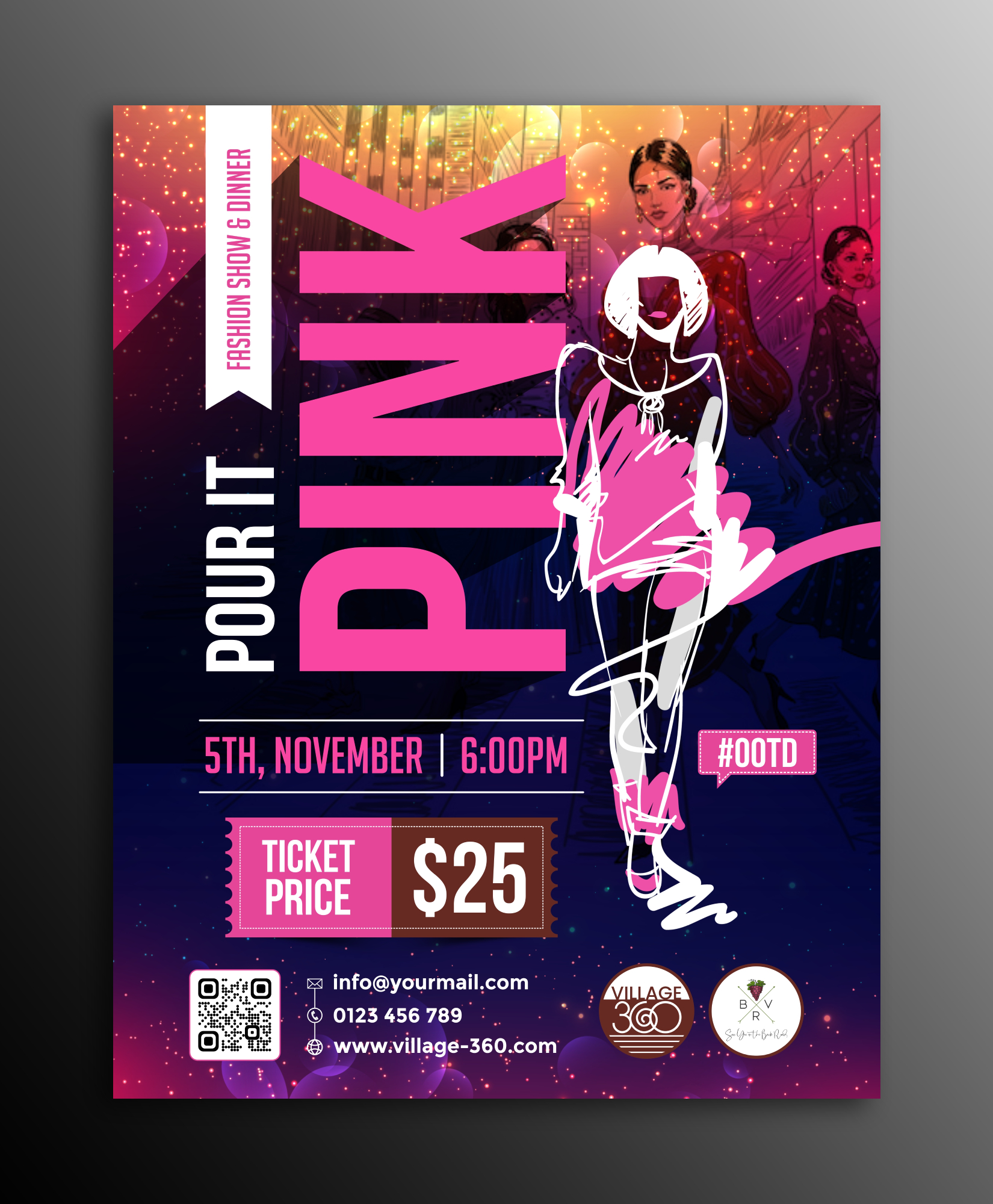Flyer Design by ecorokerz for BackRoad Vines | Design #29172779