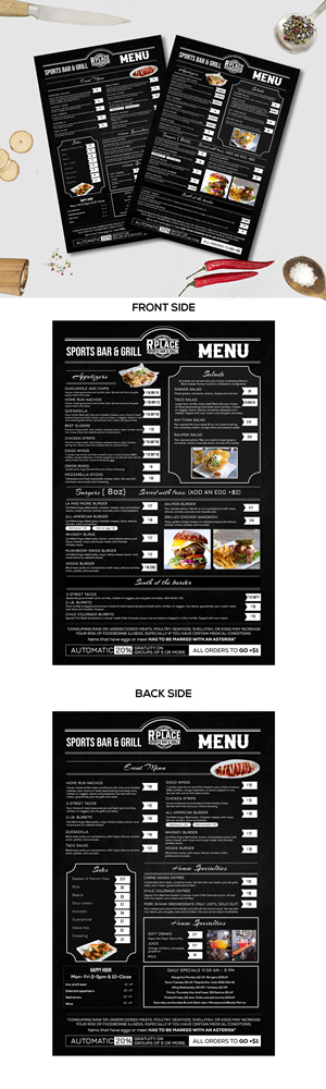 Design de Menu par debdesign pour ce projet | Design : #29205143