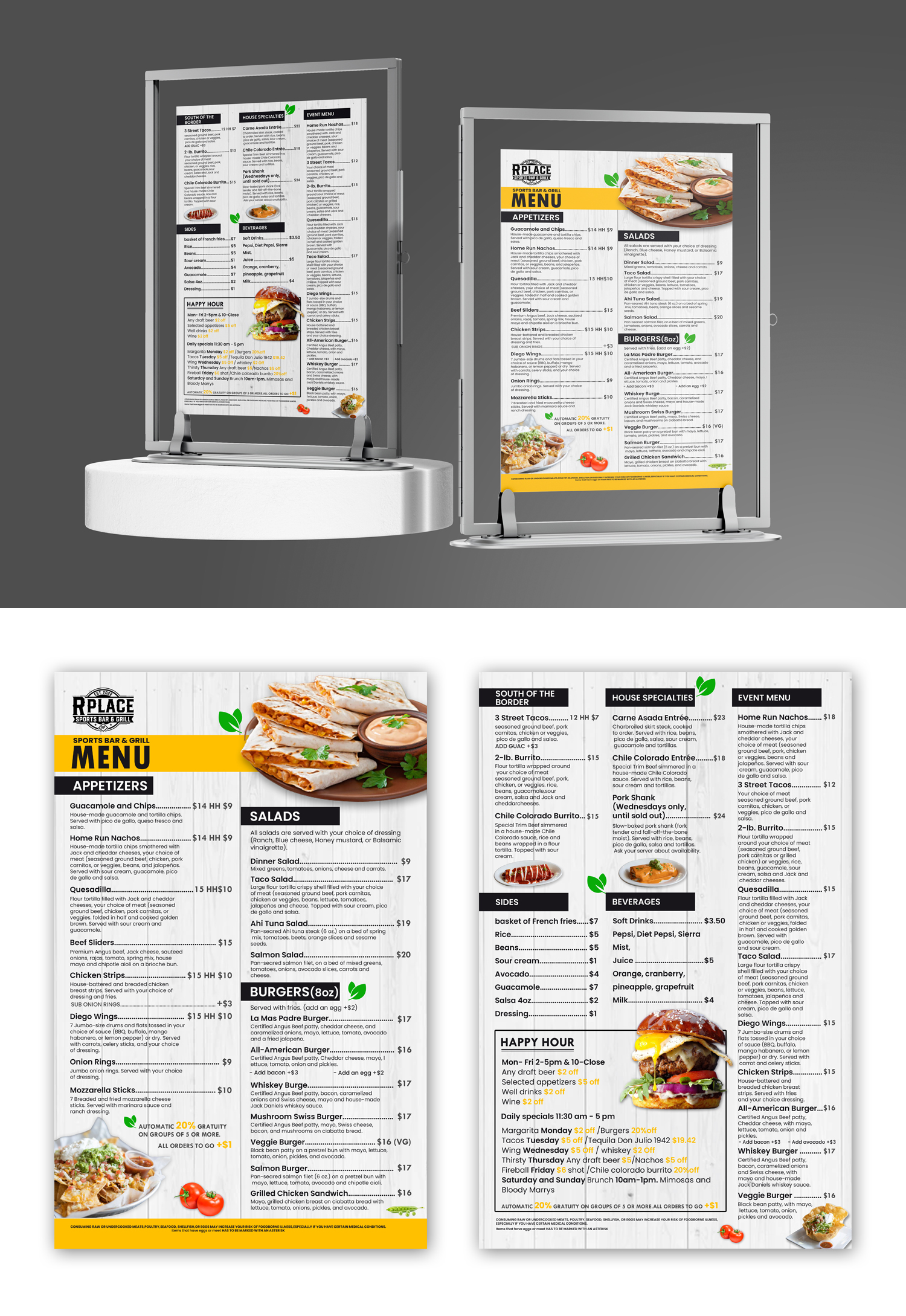 Menu Design by debdesign for this project | Design #29205150