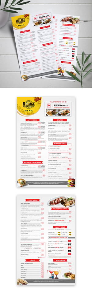 Design de Menu par debdesign pour ce projet | Design : #29206406