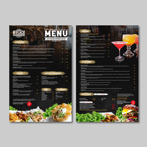 R place menu | Menu Design by debdesign
