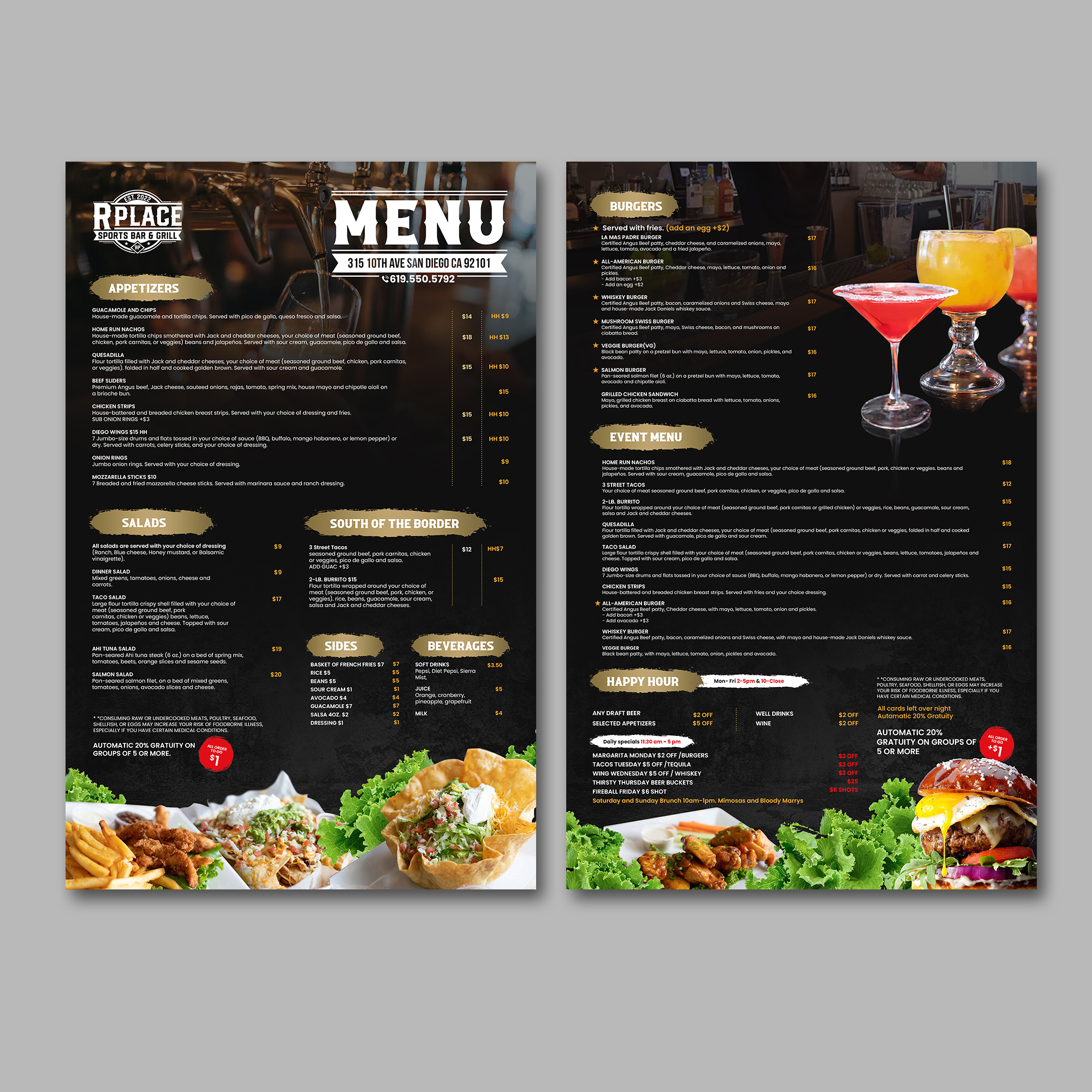 Menu Design by debdesign for this project | Design #29237324