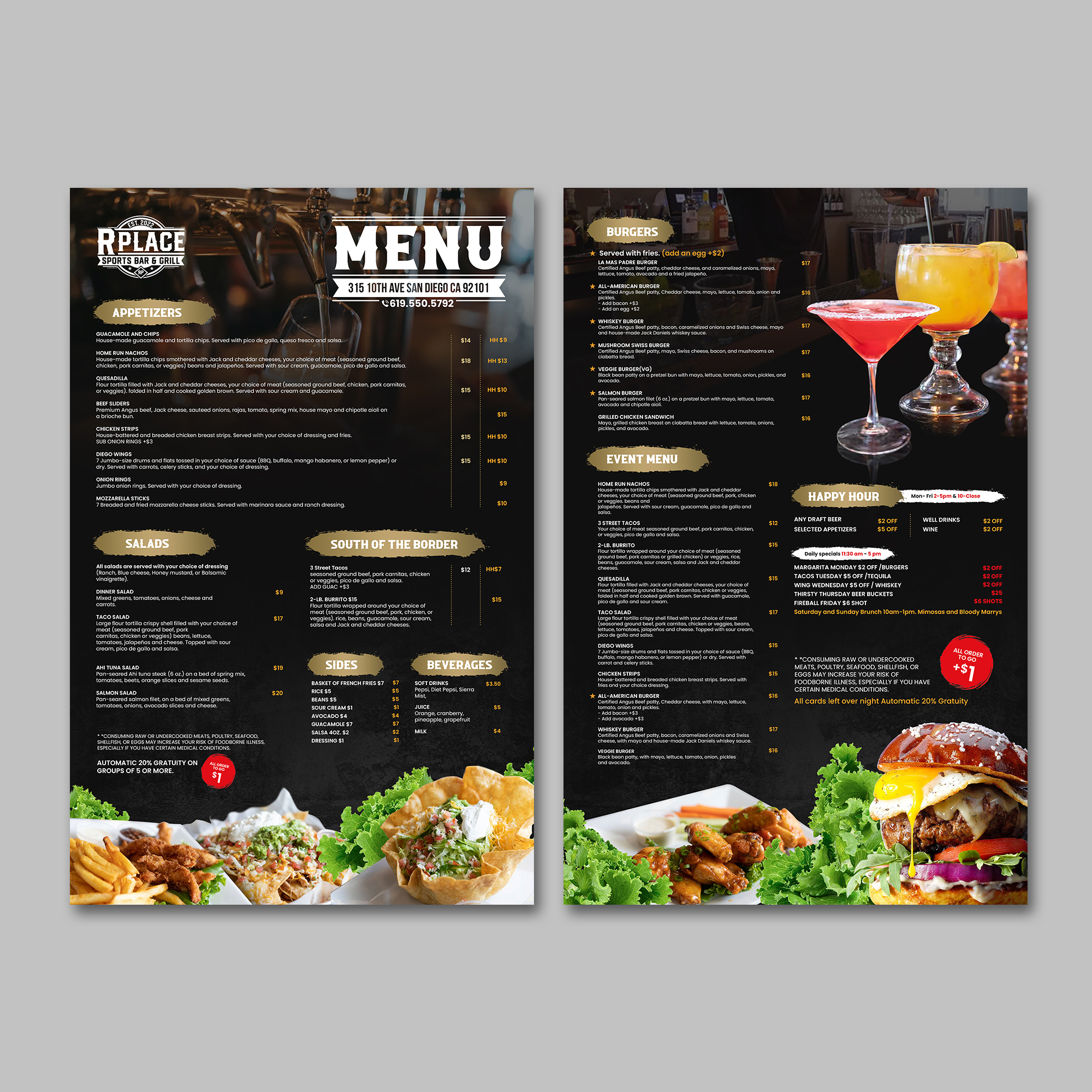 Menu Design by debdesign for this project | Design #29304028