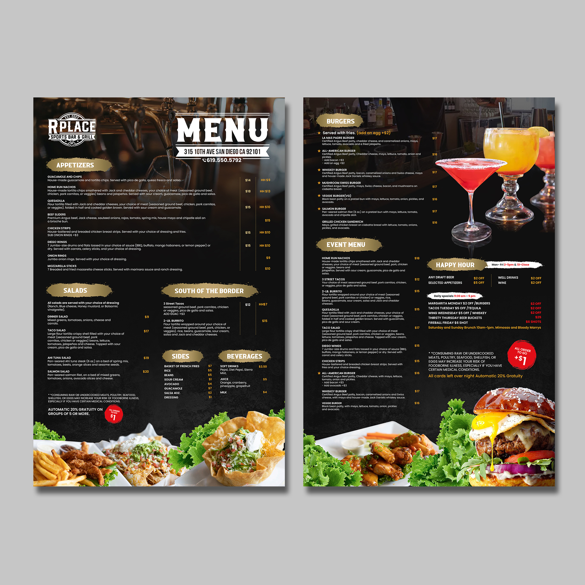 Design de Menu par debdesign pour ce projet | Design #29320021