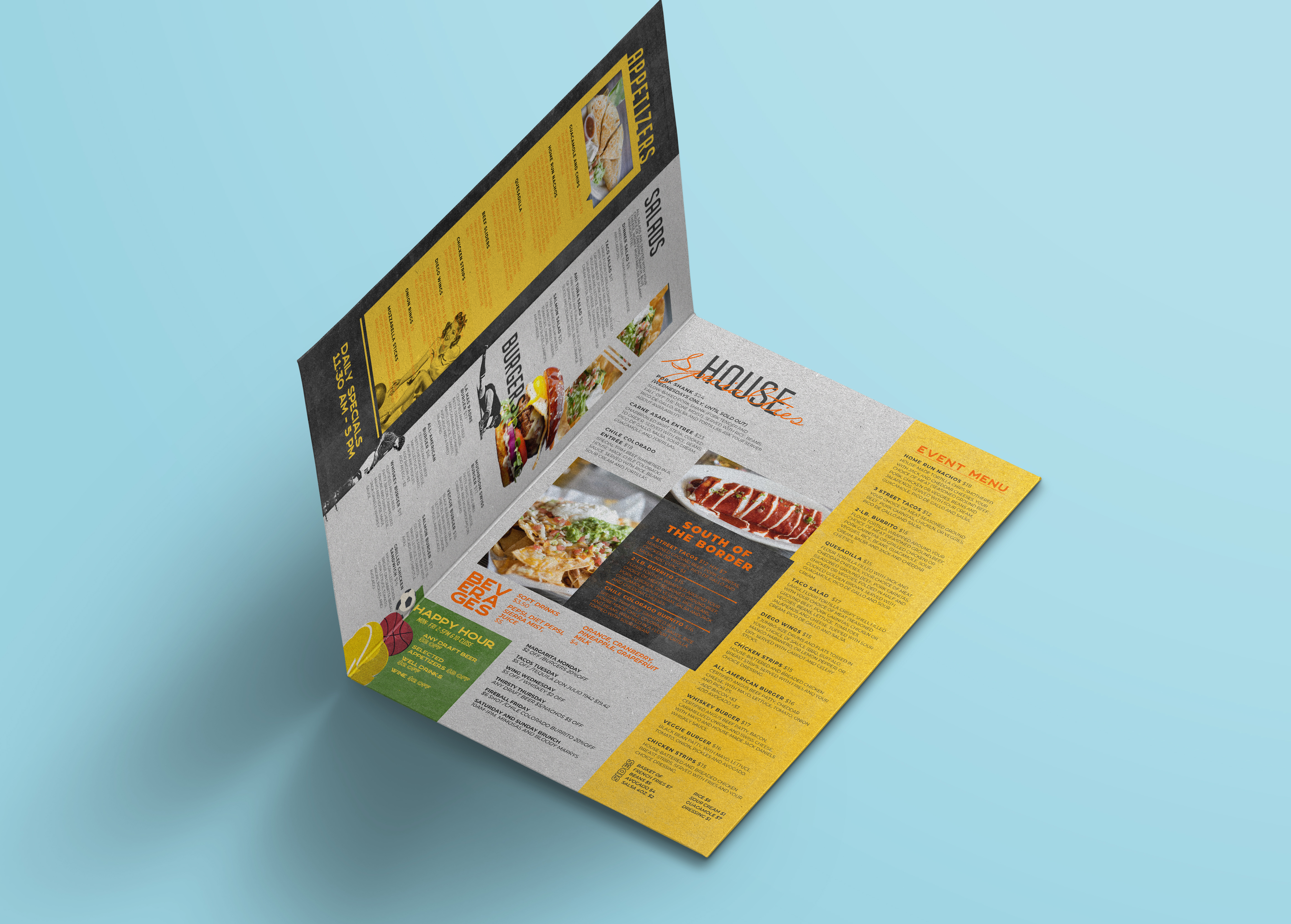 Menu Design by mrmrnjr for this project | Design #29198109