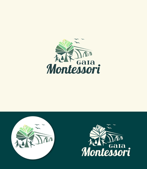 Gaia MONTESSORI | Logo Design by Ana Gocheva
