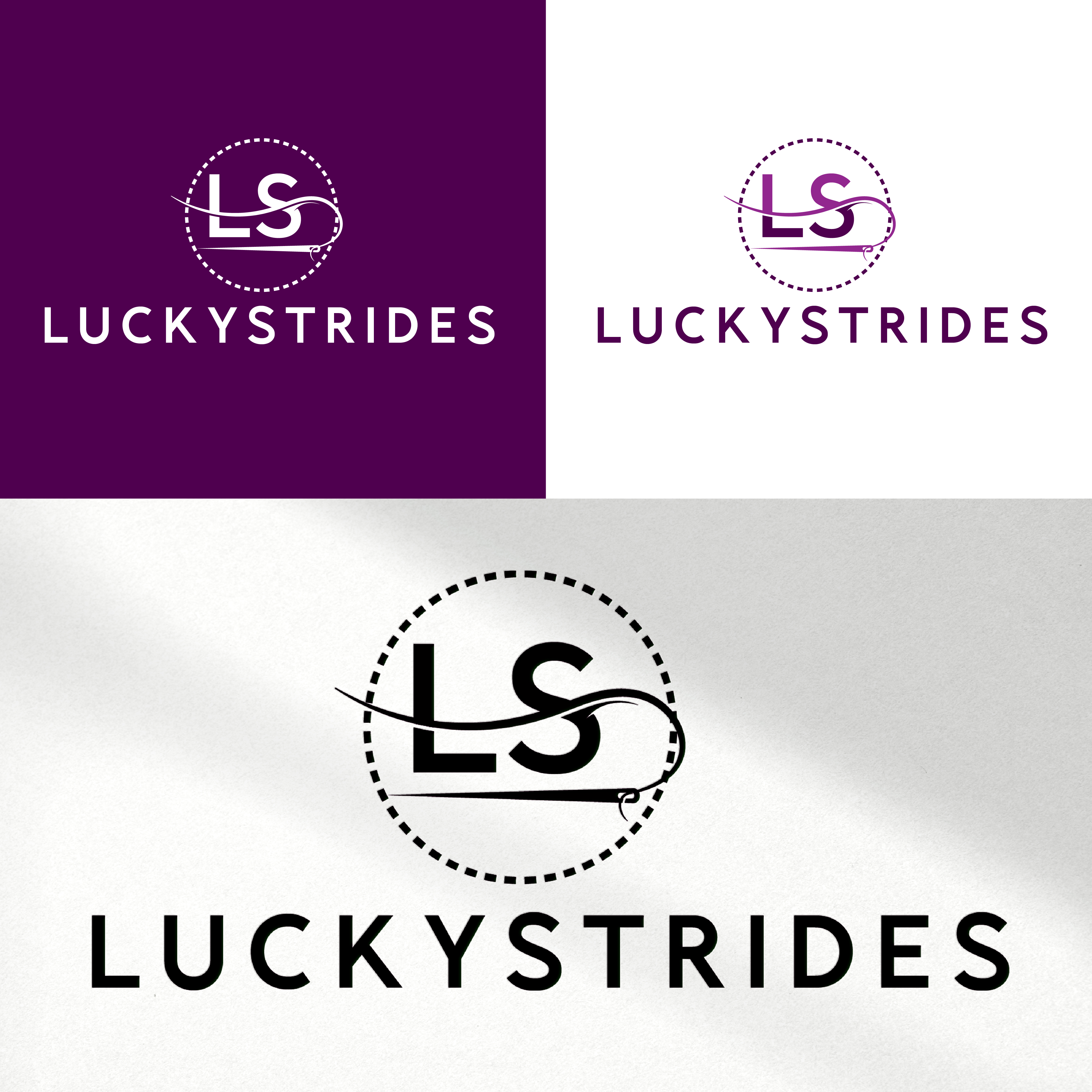 Logo Design by sarrita for LuckyStrides | Design #29172373