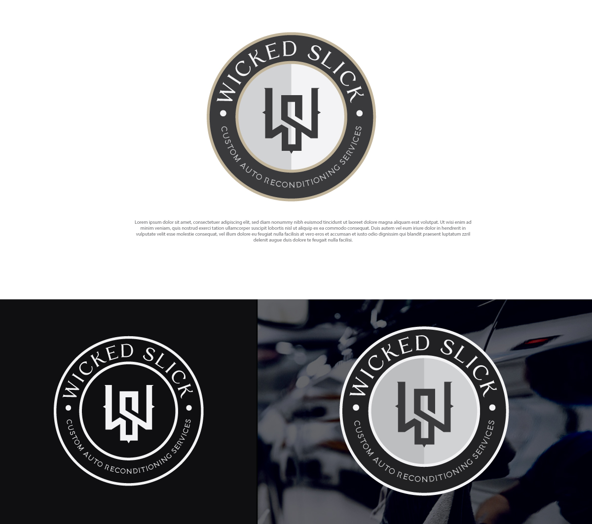 Logo Design by Design_Lenni for Wicked Slick Cars | Design #29210700