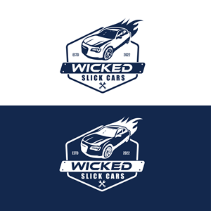 Logo Design by synthiapoint for Wicked Slick Cars | Design: #29179632