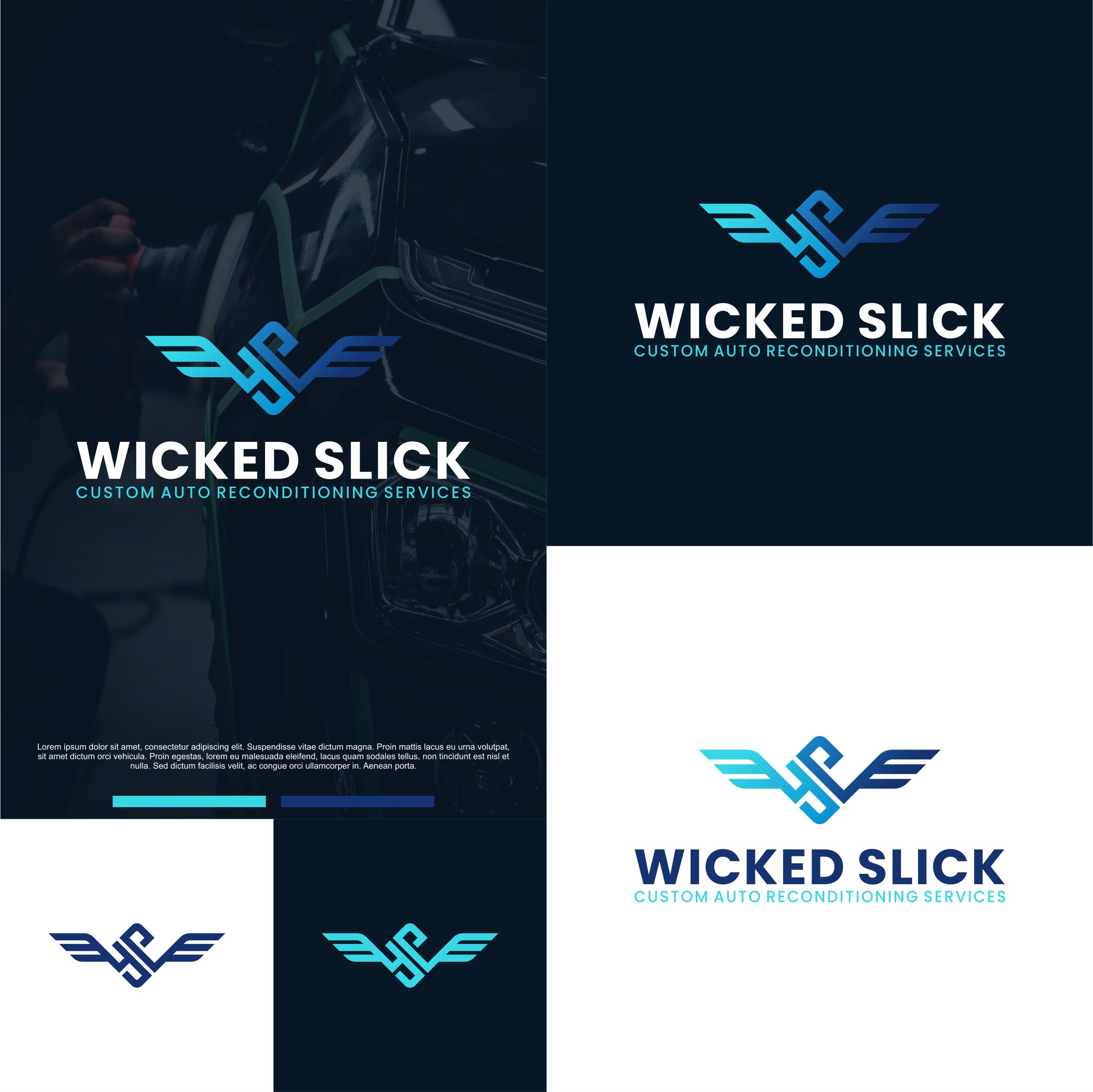 Logo Design by Nembelas Studio for Wicked Slick Cars | Design #29184327