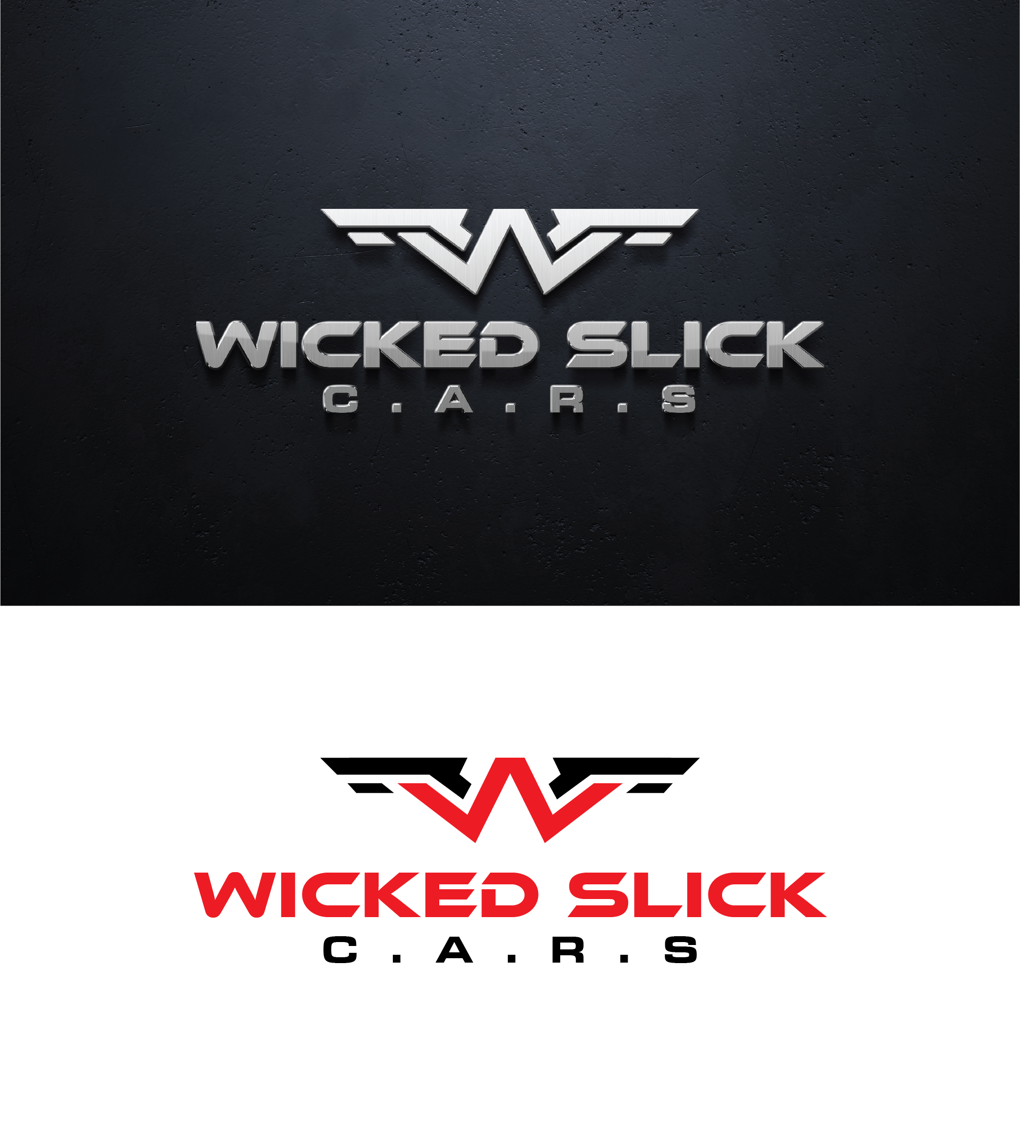 Logo Design by 3Guys for Wicked Slick Cars | Design #29214687