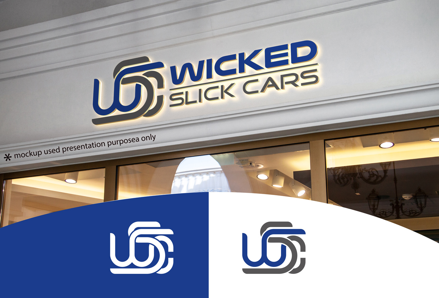 Logo Design by Rubia@ for Wicked Slick Cars | Design #29184035