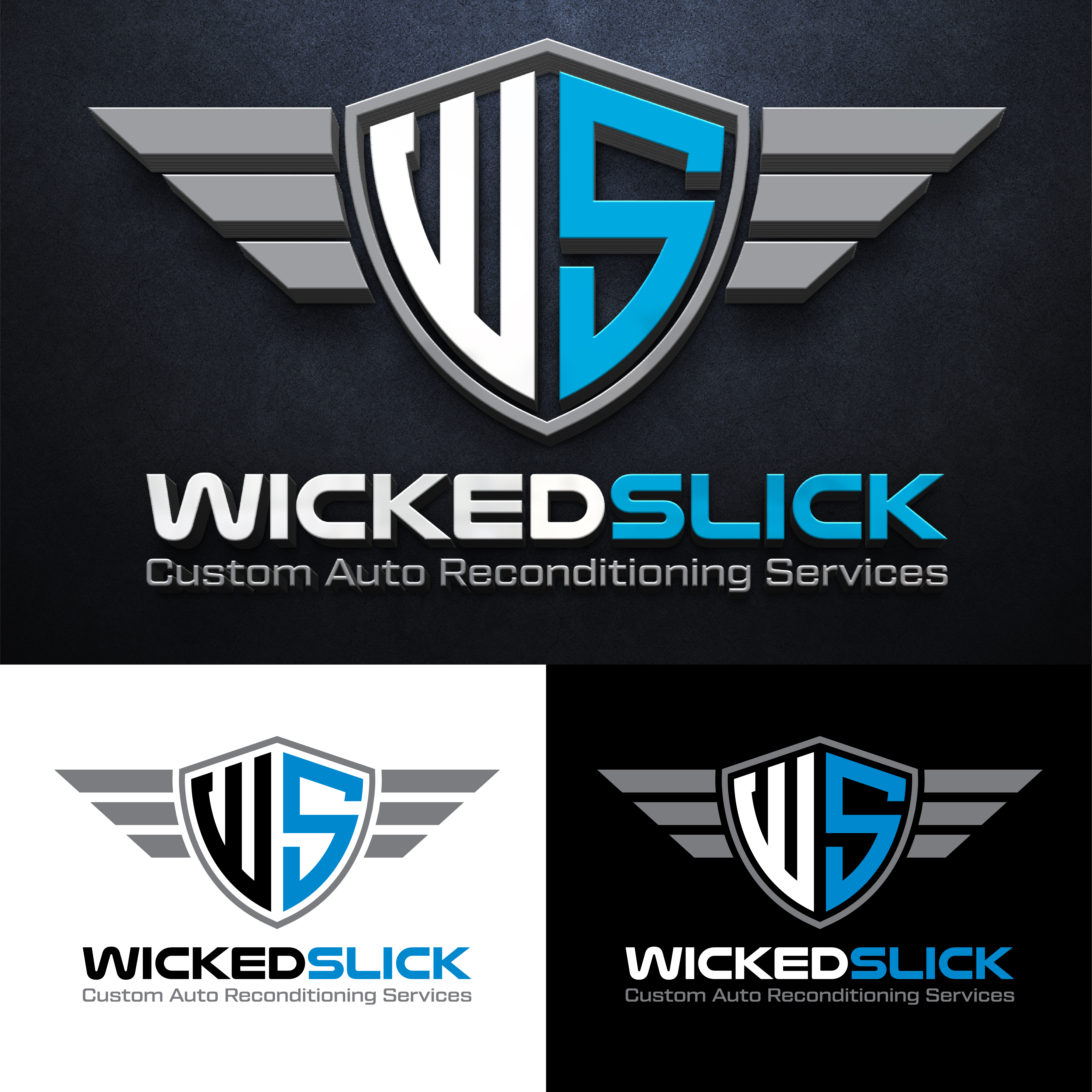Logo Design by ARTchemist for Wicked Slick Cars | Design: #29193978