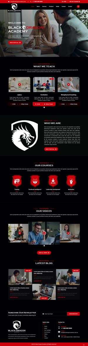 Diseño Web por pb para mhale@blackdragonacademy.org | Diseño: #29180621