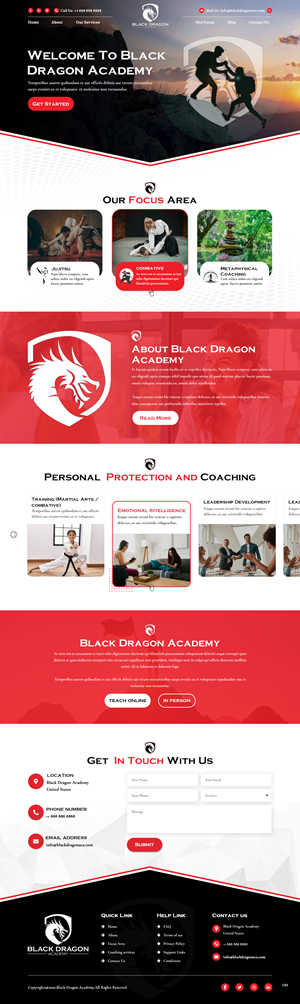 Diseño Web por pb para mhale@blackdragonacademy.org | Diseño: #29180624
