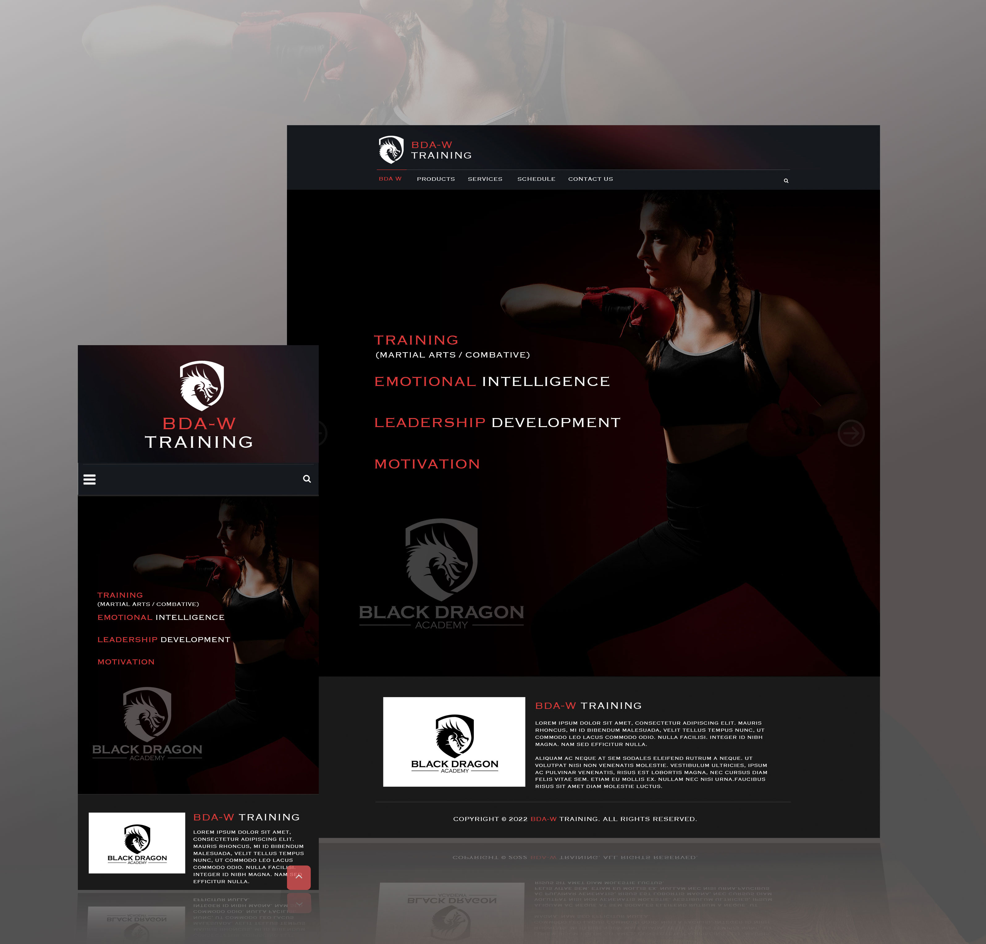 Diseño Web por Aldrin Bataluna para mhale@blackdragonacademy.org | Diseño #29183713