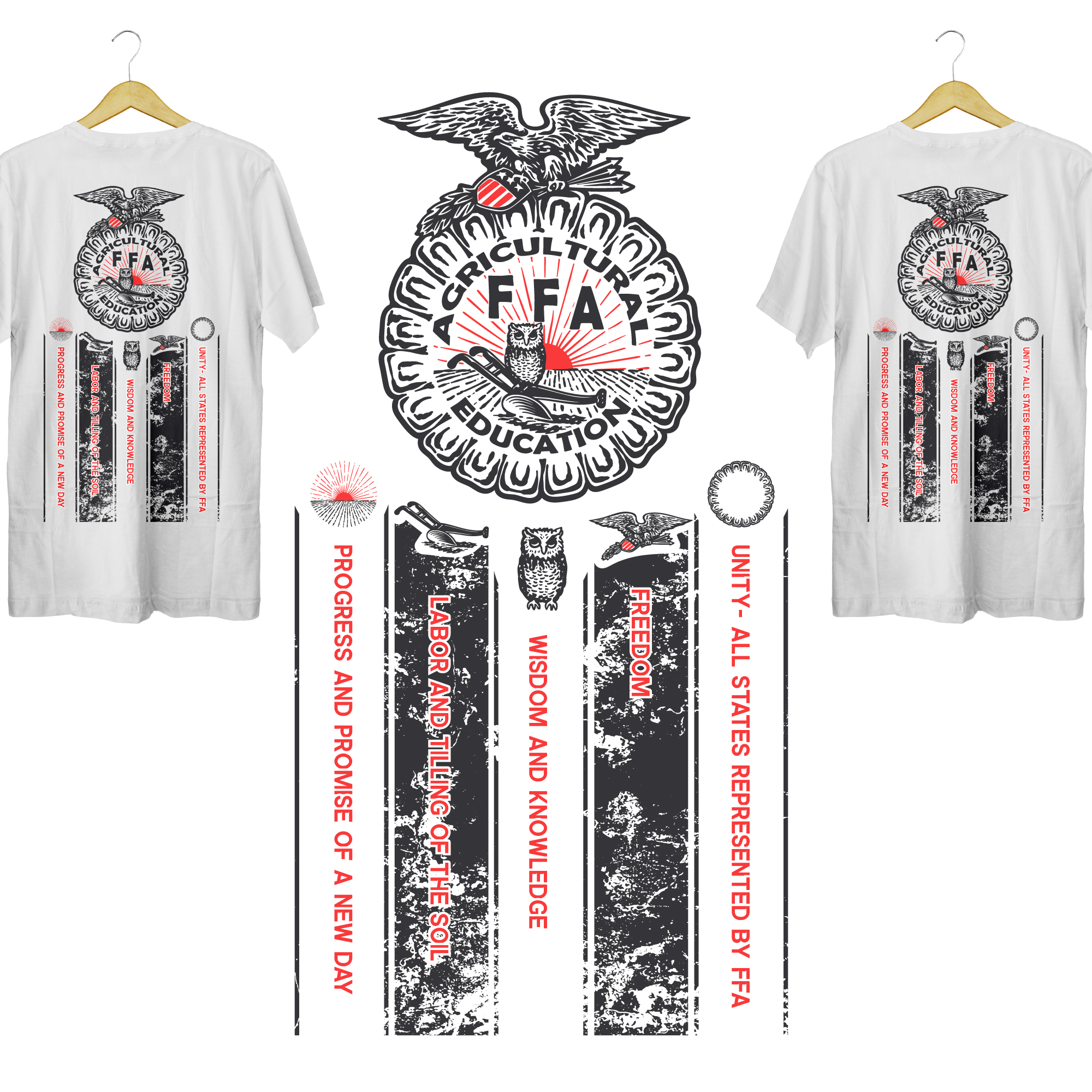 Diseño de Camiseta por hanartall para The Branded Barn | Diseño #29181239
