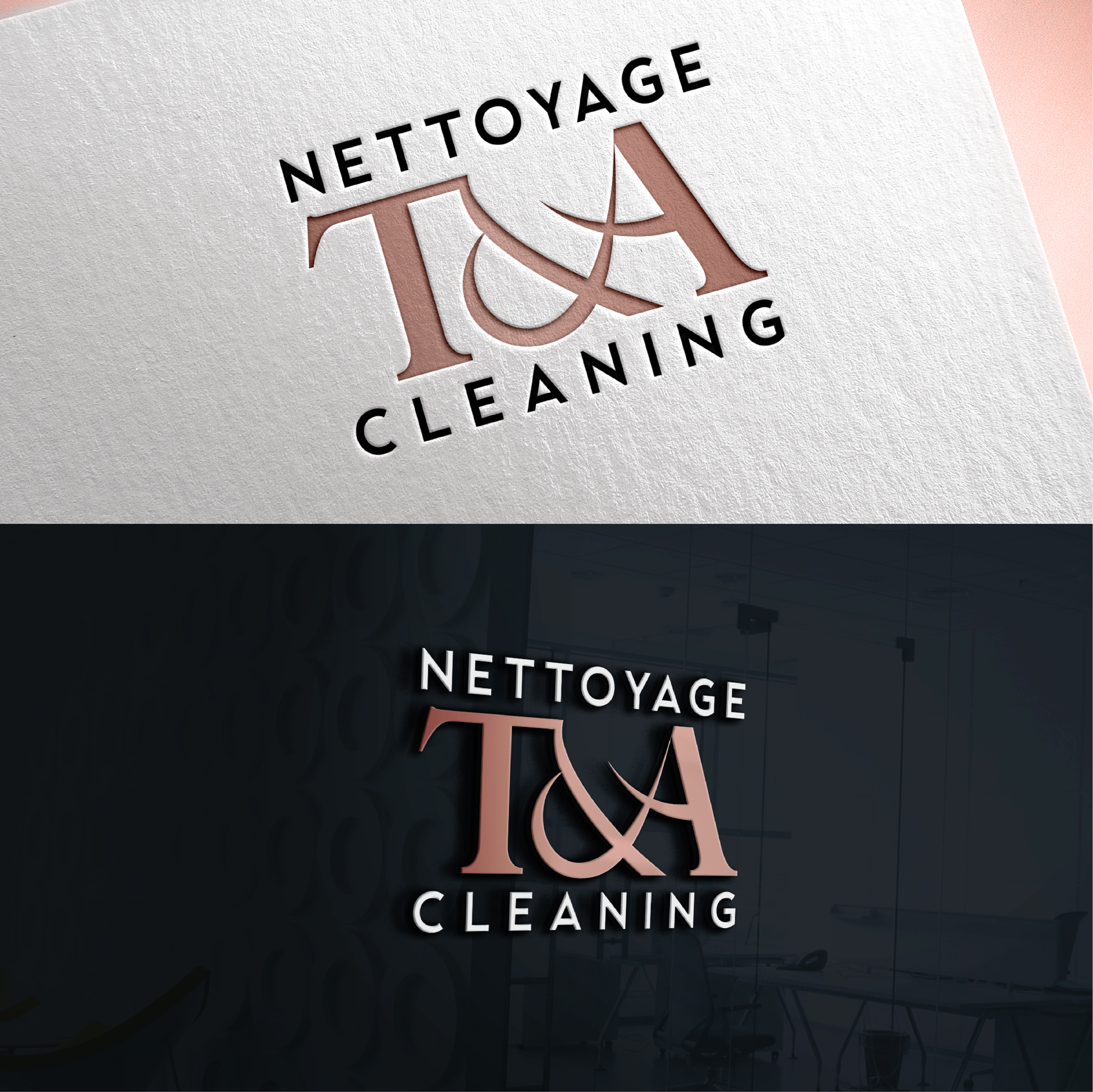 Logo Design by sarrita for T&A Nettoyage Cleaning | Design #29183758