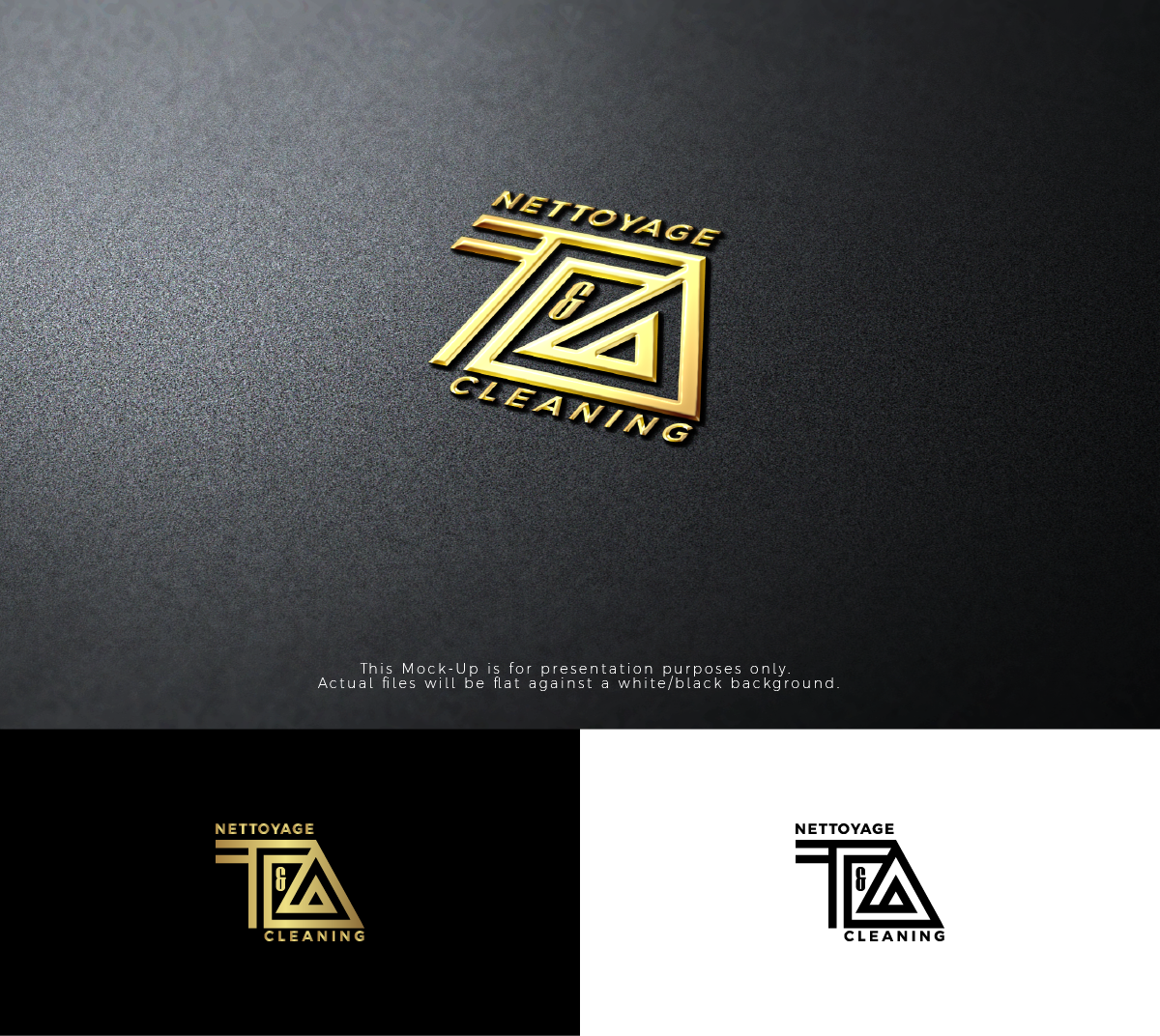 Logo Design by Vetroff for T&A Nettoyage Cleaning | Design #29183961