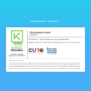 Graphic Design by Expert Designer for KrohVan/True/Curo | Design: #29187235