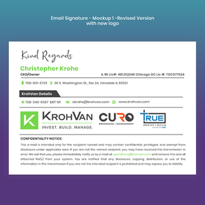 Graphic Design by Expert Designer for KrohVan/True/Curo | Design: #29190878