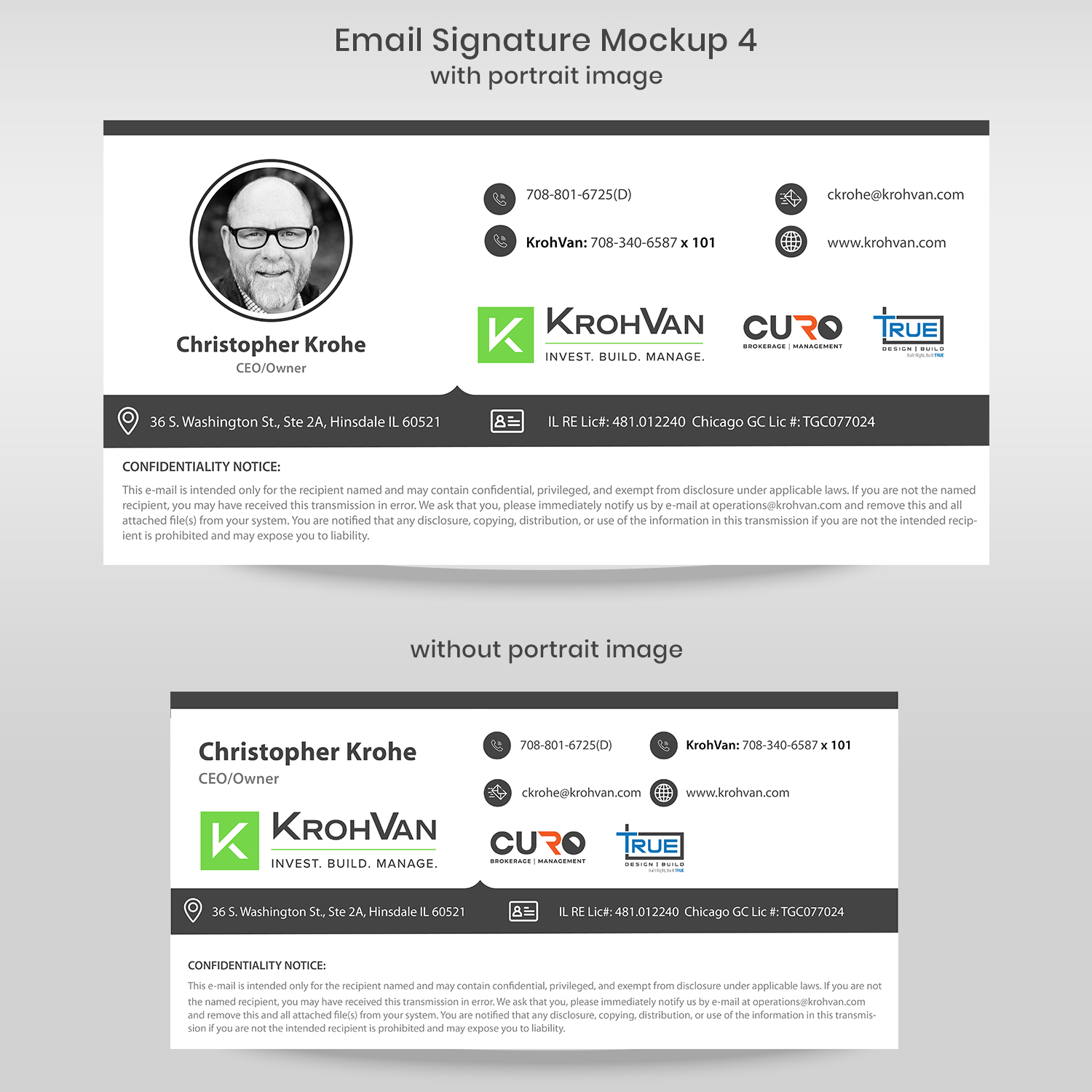 Graphic Design by Expert Designer for KrohVan/True/Curo | Design #29191733